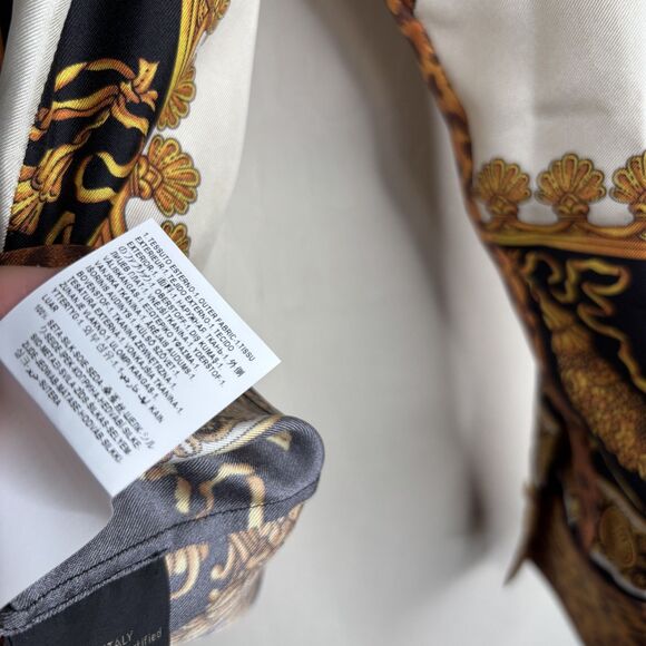 Versace Tiger Print Silk Shirt - Picture 4 of 9